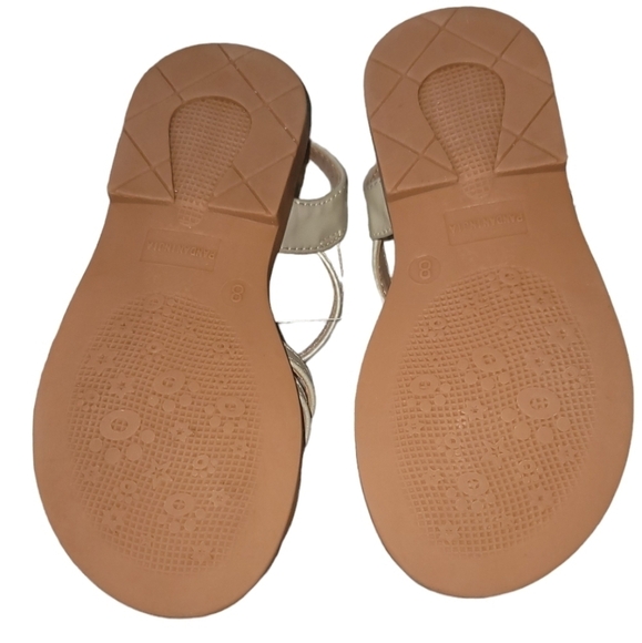 Girls Summer Flowers and Beaded Sandals - Picture 9 of 12